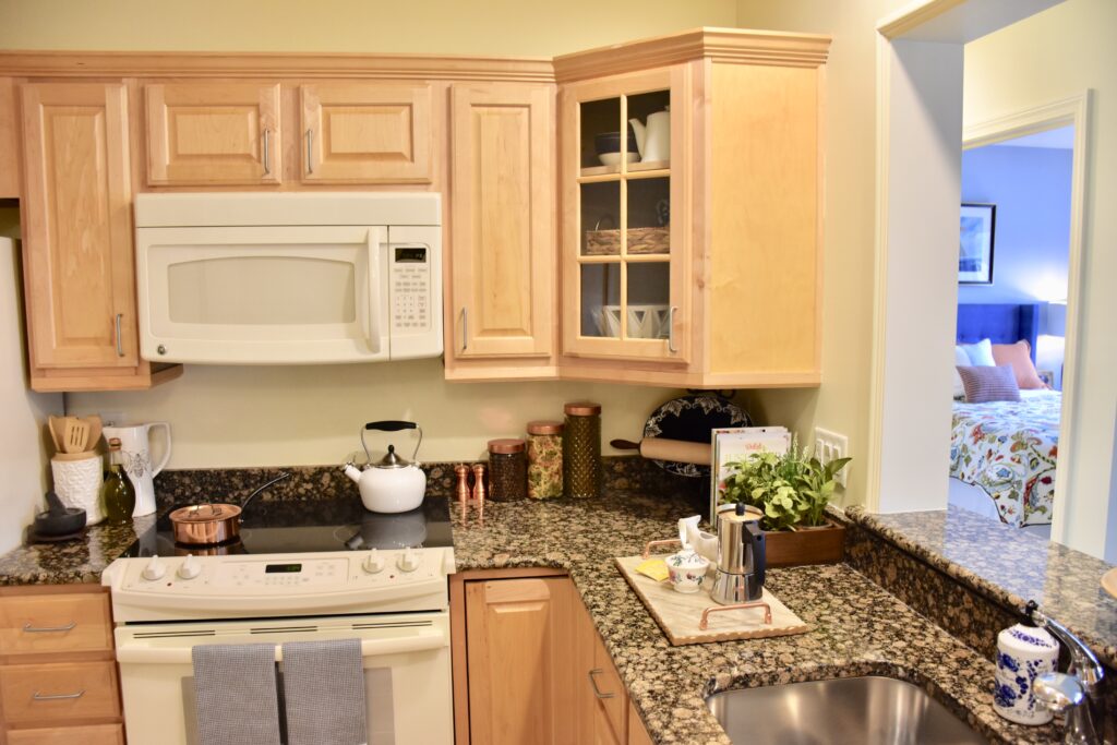 Senior apartment kitchen