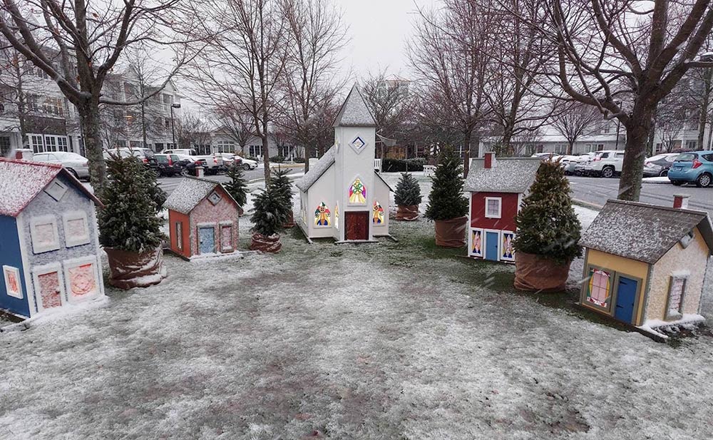 Creating Holiday Magic: StoneRidge Senior Carpenters Bring Nordic Village to Life